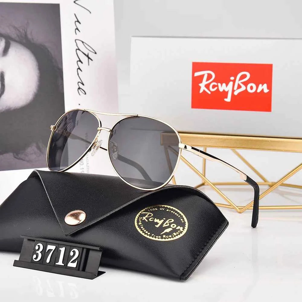 Fashion Brand Alloy Aviators Frame Sunglasses UV400 Polarized Eyewear For Men Women Driving Travel Glasses