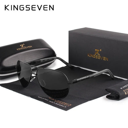 KINGSEVEN Classic Pilot Polarized Sunglasses – UV400 for Men &amp; Women