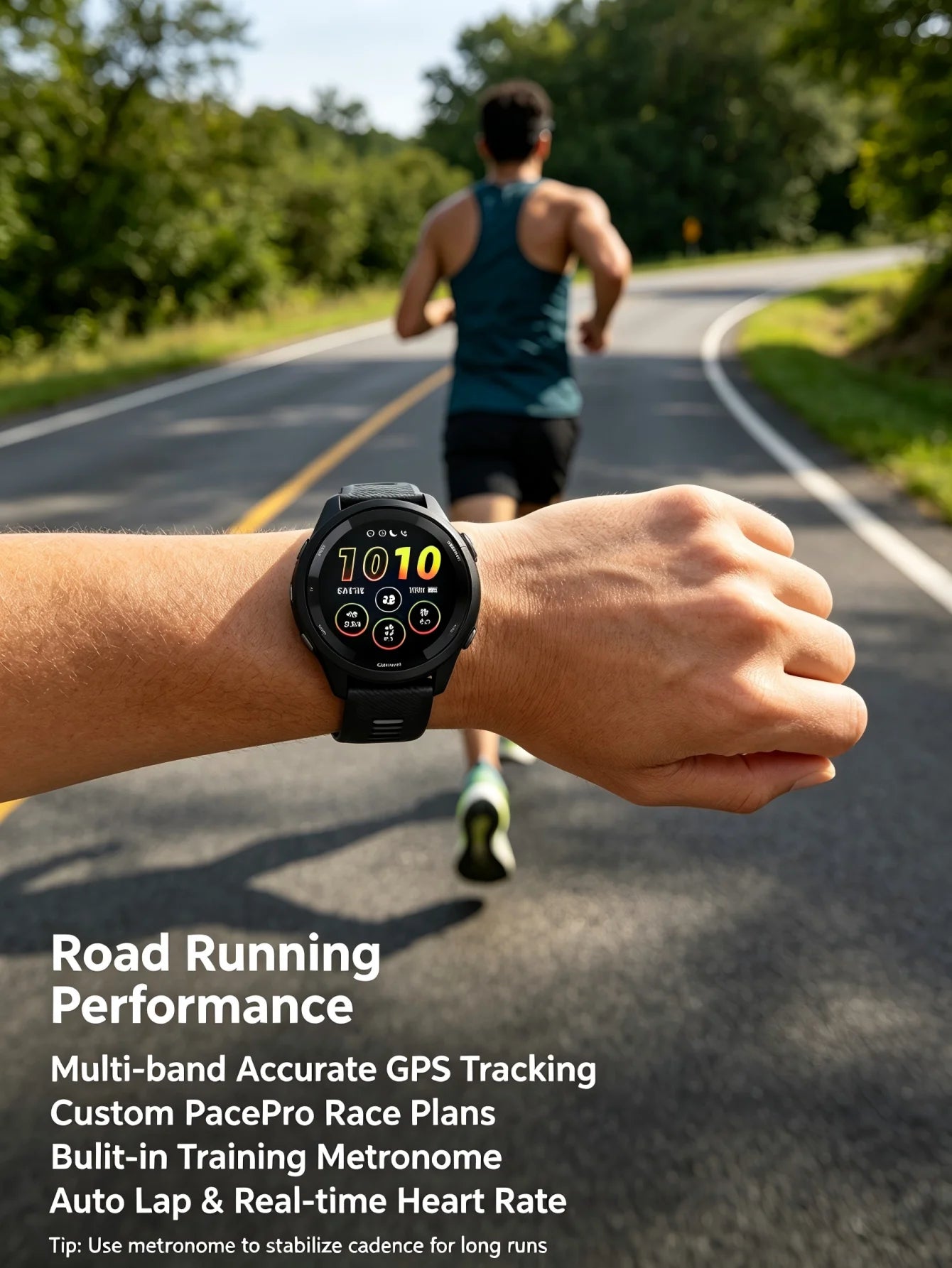 Garmin Forerunner 265 GPS Smartwatch | AMOLED | Multi-Sport Training | NFC