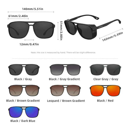 KINGSEVEN Fashion Large Frame Polarized Sunglasses – UV400 Vintage Style