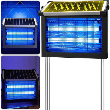 COOINJOY Solar Bug Zapper – Outdoor Waterproof Mosquito Killer | 16W, 20W &amp; 40W