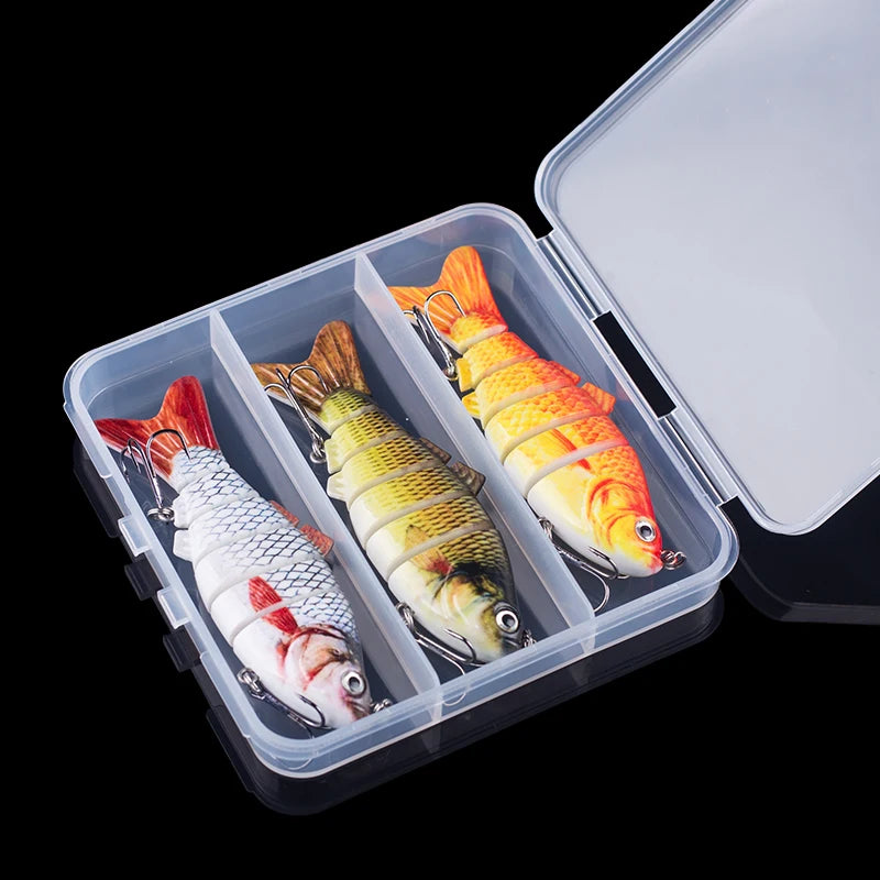 Multi-Jointed Swimbait Crankbait Lure – 10cm 16.5g, Sinking, 6-Segment Hard Bait for Pike, Bass &amp; Trout