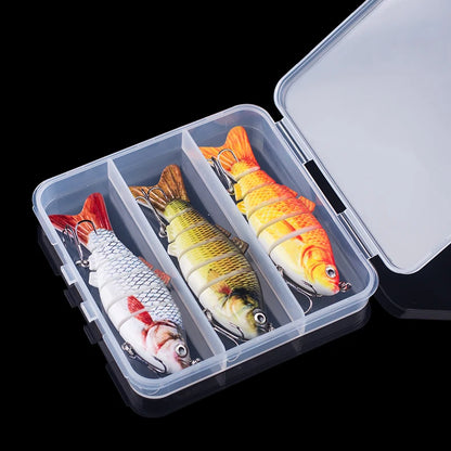 Multi-Jointed Swimbait Crankbait Lure – 10cm 16.5g, Sinking, 6-Segment Hard Bait for Pike, Bass &amp; Trout