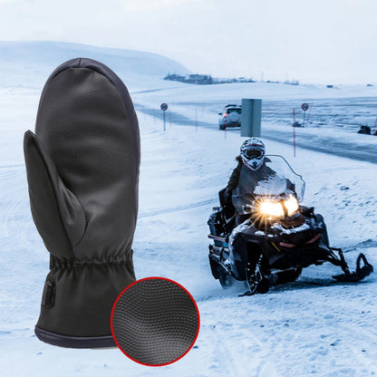 USB Electric Heated Gloves – Waterproof 3-Temperature Gloves for Hiking, Climbing &amp; Cycling