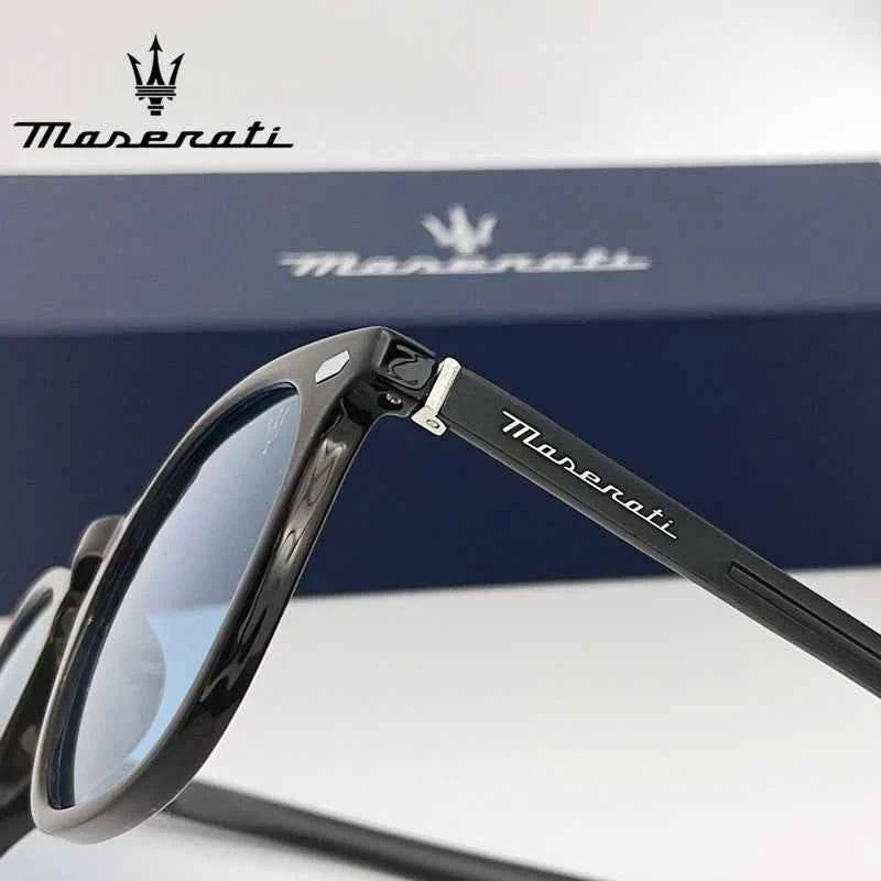 MASERATI 90173 Polarized Round Sunglasses – TR-90 Frame, UV400, Unisex