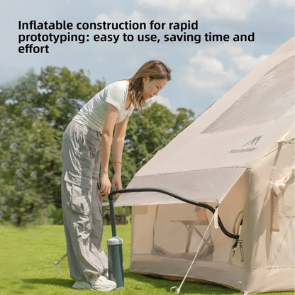 MOUNTAINHIKER Inflatable Camping Tent – 3-4 Person Starry Sky Design | 4-Season Windproof Family Tent