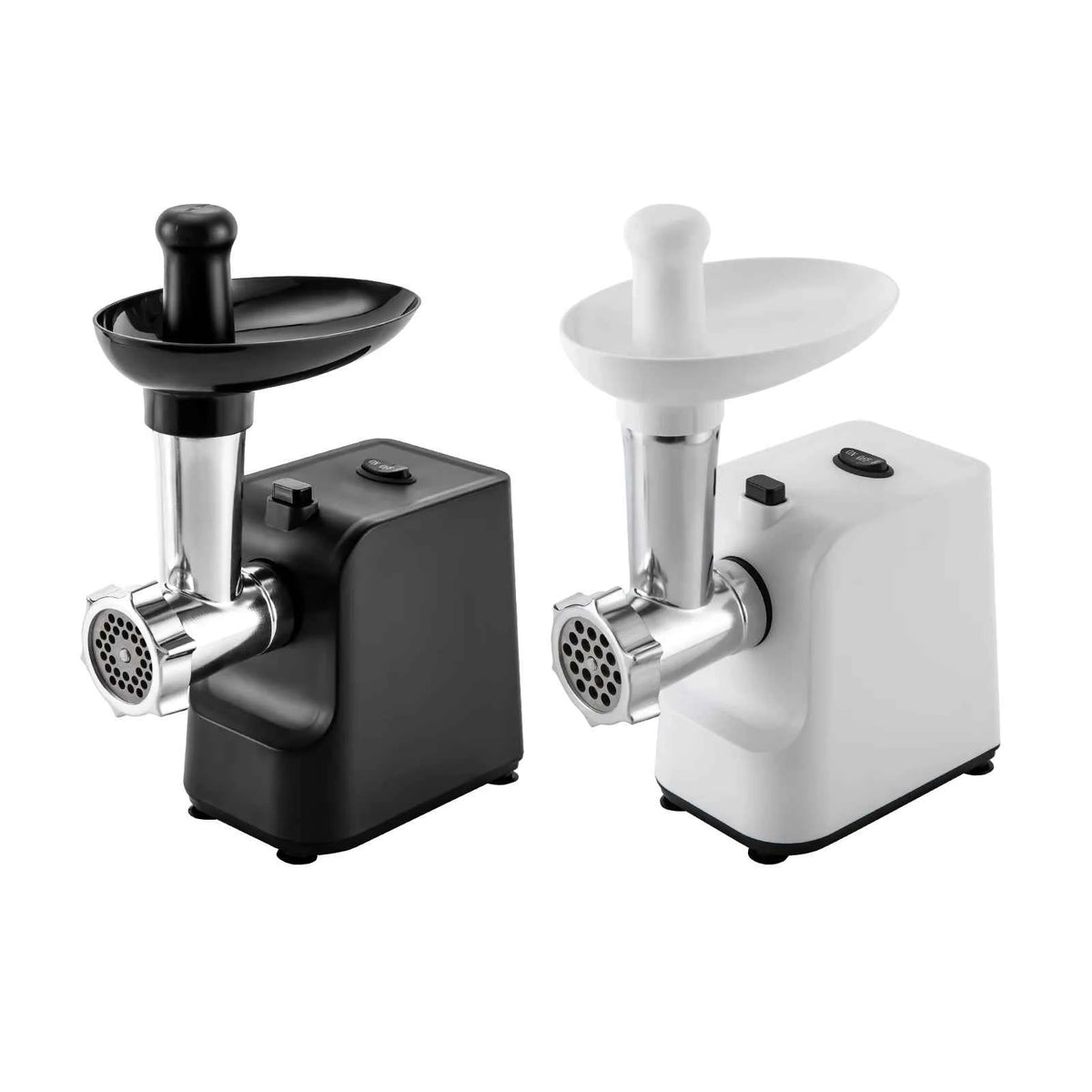 Electric Meat Grinder &amp; Sausage Stuffer – 400W/1000W Peak | 3 Plates | Copper Motor | 110V &amp; 220V | Model MG-S1
