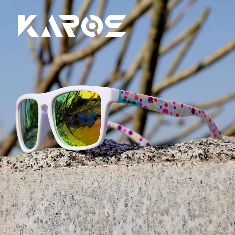 KAROS YZ2024 Polarized Square Sunglasses – UV400 Unisex, Outdoor Sport
