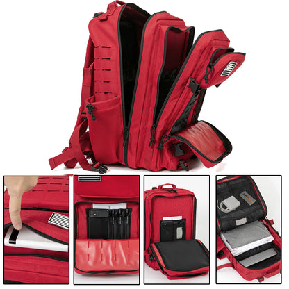 45L Tactical Backpack with Double Cup Holder – Hunting, Hiking &amp; Camping Gear Pack (7 Colors)
