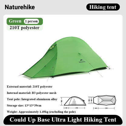 Naturehike Could Up Base 2025 Ultra light trekking tent Tent outdoor camping overnight double camping equipment
