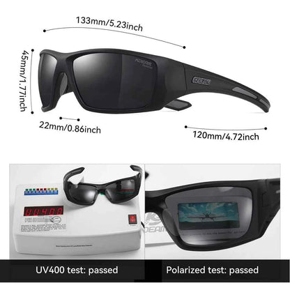 KDEAM High Quality TR90 Material Riding Sunglasses Men&