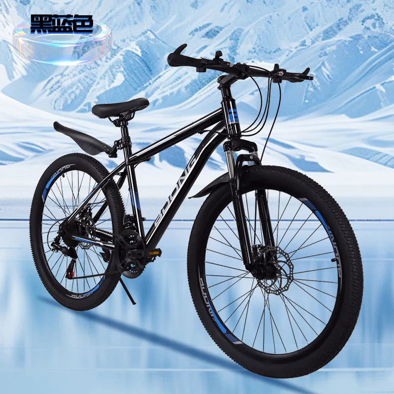 Mountain Bike Adult Mountain Bicycle24Inch2610 Inch College Student Bike with Variable Speed and Disc Brake NatureNestSupply