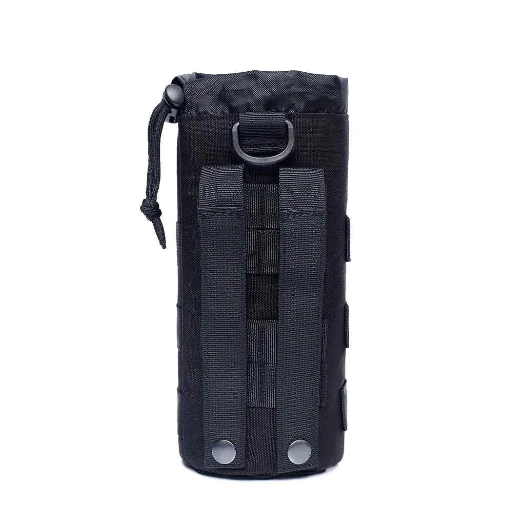 Tactical Water Bottle Carrier – Nylon Molle-Compatible Pouch for Camping, Hiking &amp; Hunting