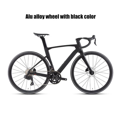 Twitter Full Carbon Road Bike Wireless Electronic Shifting WheelTop EDS TX 2X12 Speed Hydraulic Disc Brake Adult Men&