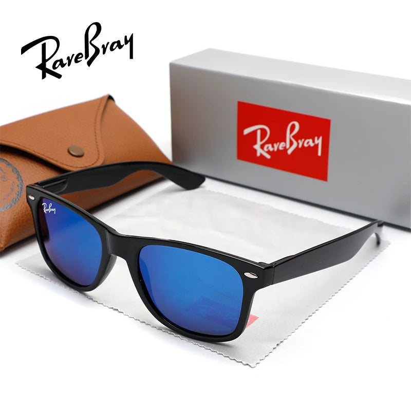 Classic Rectangle Polarized Sunglasses – Men’s Polycarbonate Frame UV400 Driving &amp; Casual Shades