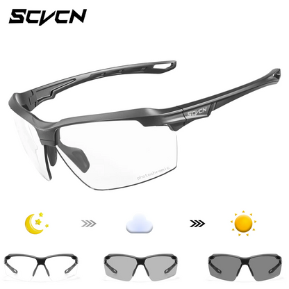 SCVCN Tactical Shooting Glasses – Photochromic Polarized Shockproof Goggles for Hunting, Airsoft &amp; Outdoor Sport