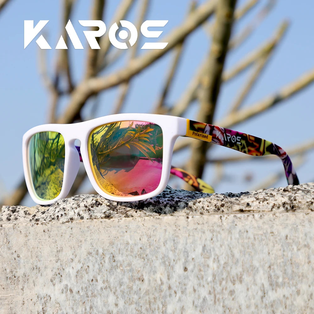 KAROS YZ2024 Polarized Square Sunglasses – UV400 Unisex, Outdoor Sport
