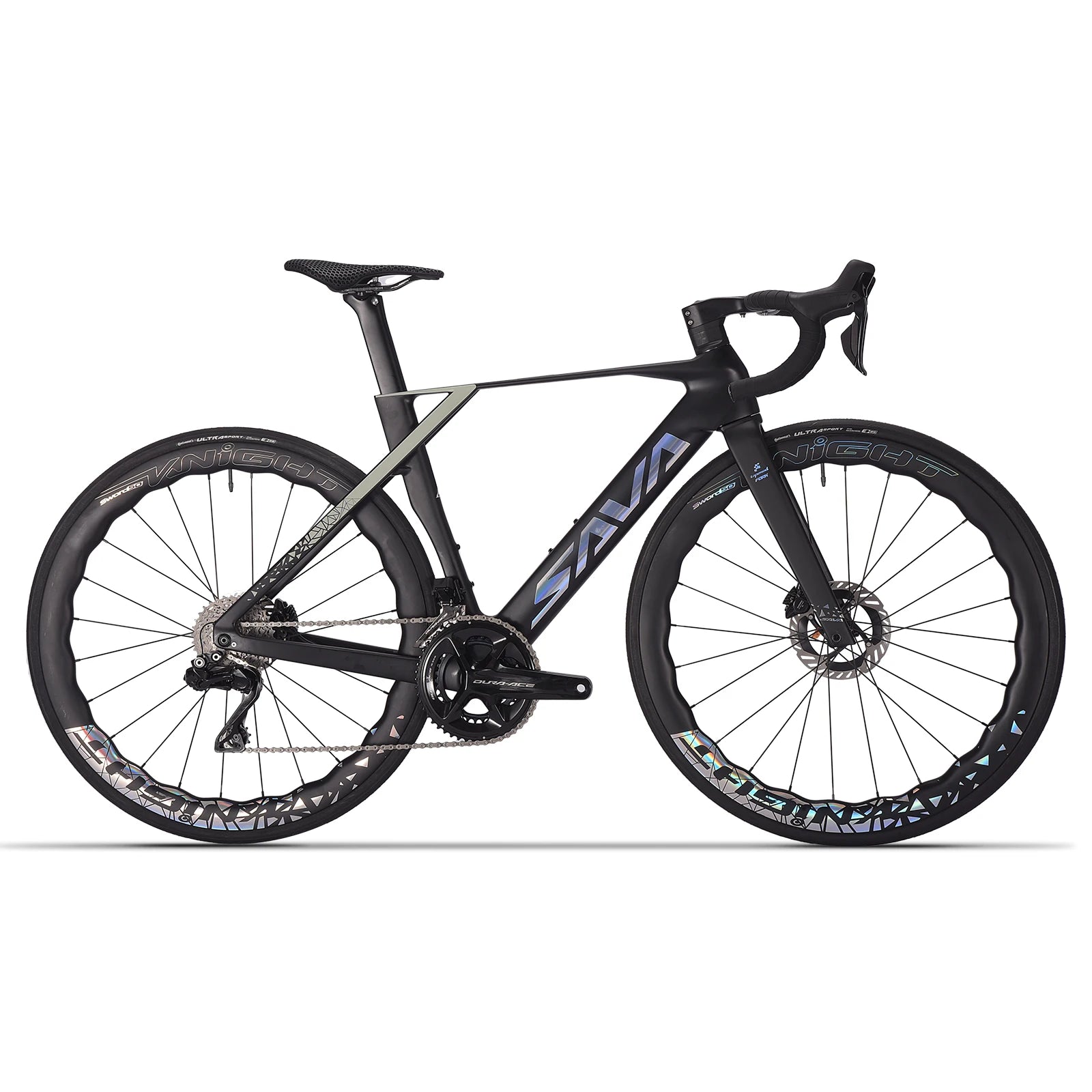 SAVA CRN R9 Full Carbon Fiber Electronic Shift Road Bike Ultra-lightweight 7.3kg Equipped with SHIMANO DURA-ACE 9270 Di2 Kit