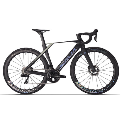 SAVA CRN R9 Full Carbon Fiber Electronic Shift Road Bike Ultra-lightweight 7.3kg Equipped with SHIMANO DURA-ACE 9270 Di2 Kit