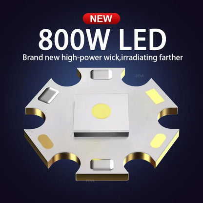 1000000LM Powerful Headlamp 800W Led Sensor Head Flashlight Long Range Headlight 18650 Rechargeable Head Lantern Fishing Camping