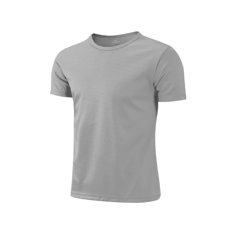 Men Women Short Sleeve Sport T Shirt Gym Jerseys Fitness Shirt Trainer Running T-Shirt  Breathable