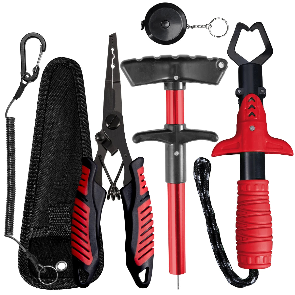 RALERA Fishing Pliers Kit – Stainless Steel Fish Gripper, Hook Remover &amp; Braided Line Cutter | Saltwater &amp; Freshwater