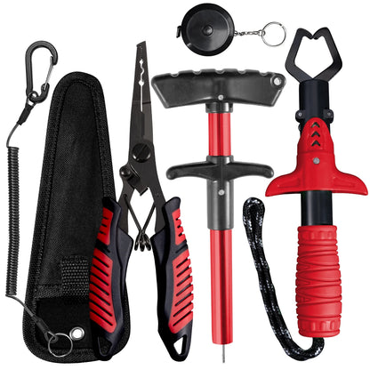 RALERA Fishing Pliers Kit – Stainless Steel Fish Gripper, Hook Remover &amp; Braided Line Cutter | Saltwater &amp; Freshwater