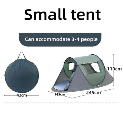 Quick-Open Pop-Up Camping Tent – Waterproof 4-Season Tent for 3–8 People, Instant Setup