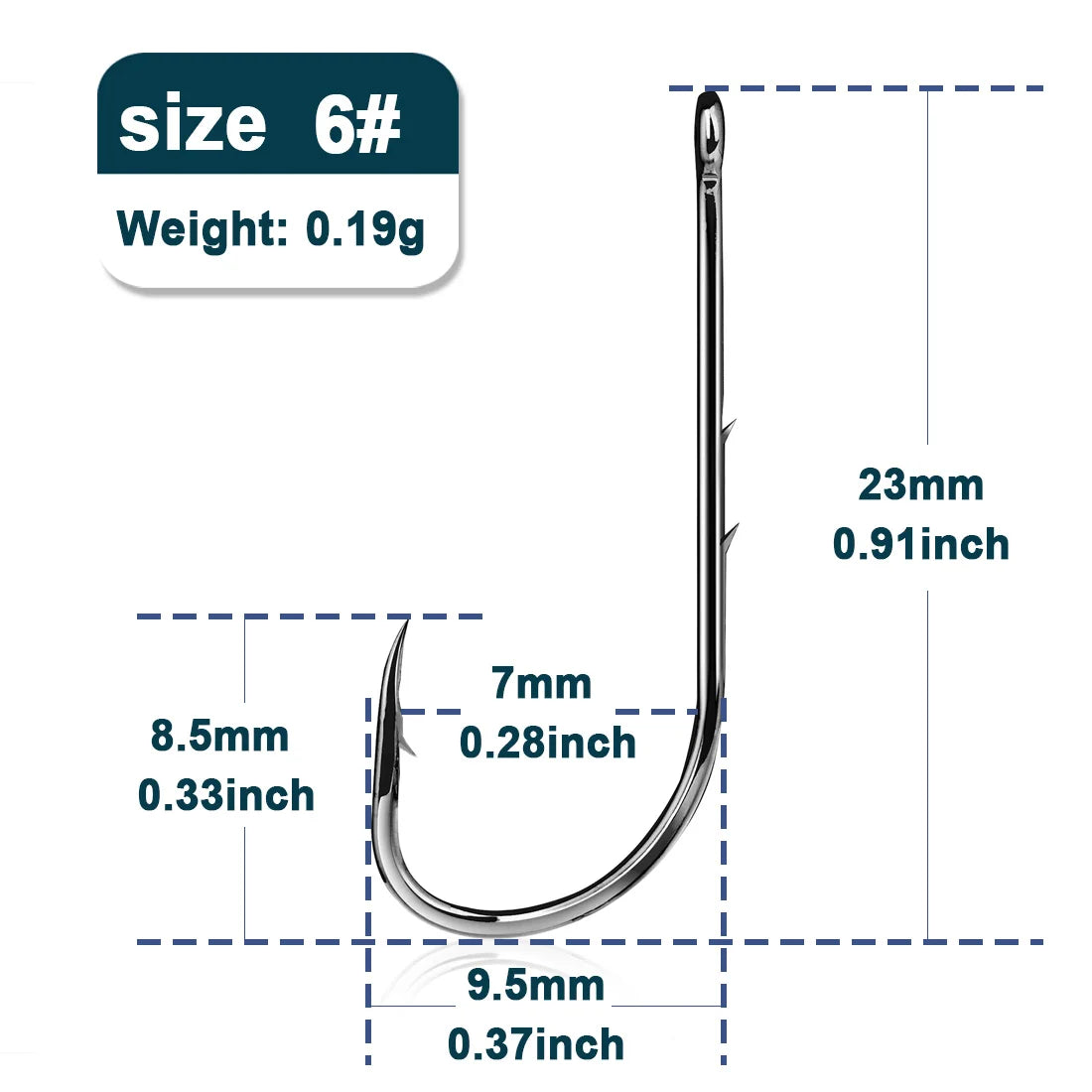 9KM Baitholder Fishing Hooks Sea Barbed Long Shank Beak Hook Live Bait Holder Fishing Worm Hooks