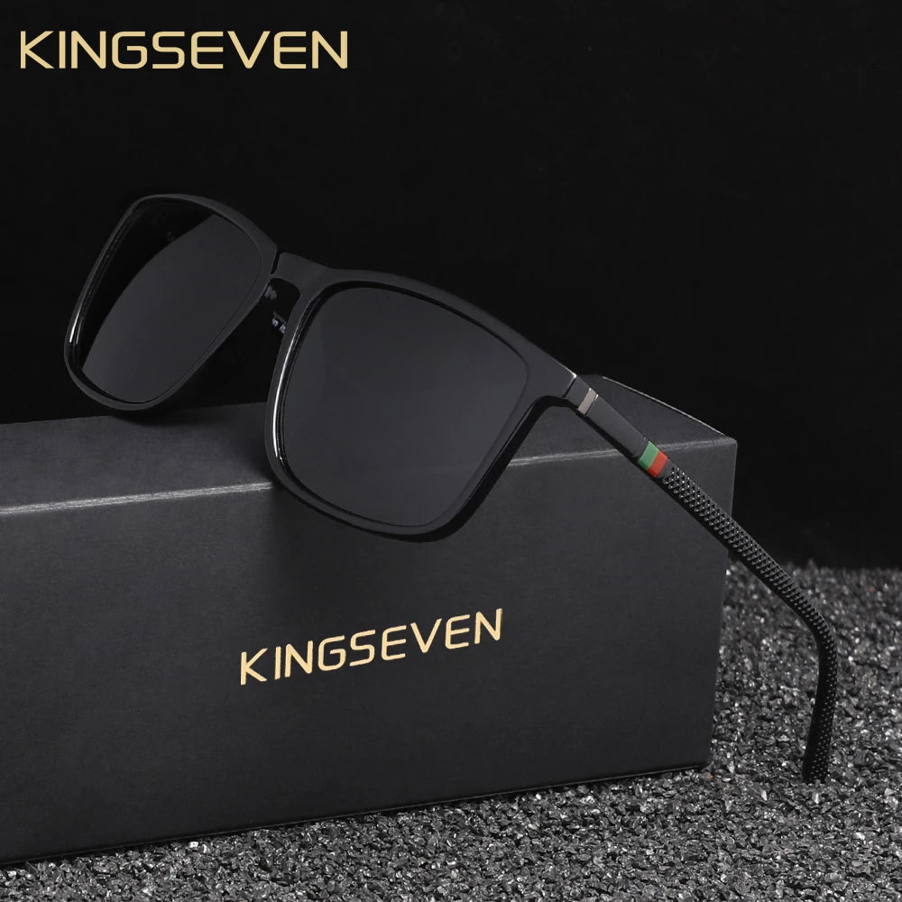 KINGSEVEN 7365 Polarized Sunglasses – TR-90, UV400, Rectangle, Unisex