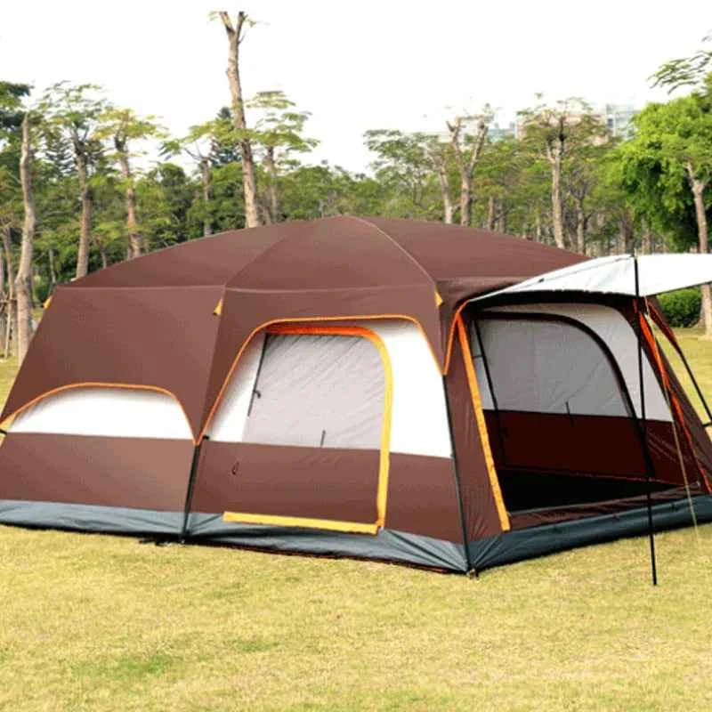 2-Bedroom Family Camping Tent – 5 to 8 Person Double Layer Cabin Tent, Rainproof