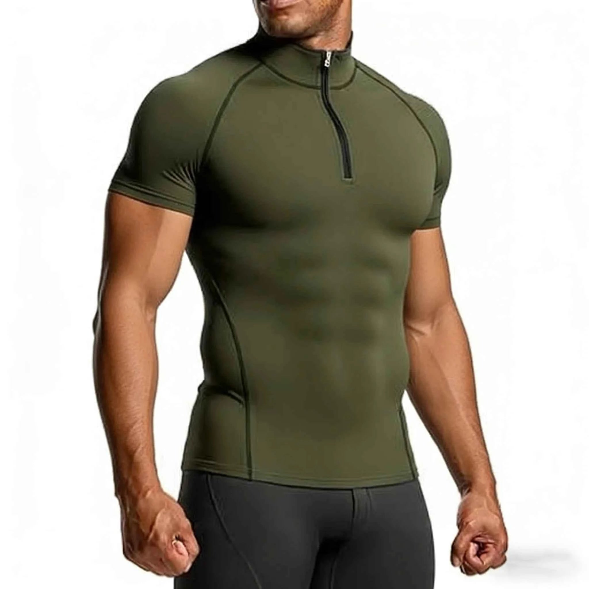 Compression T-shirt Men Summer Sportswear Homme Tops Tee Training Sport Clothing Gym Fitness Jersey Tights Running T Shirt Men