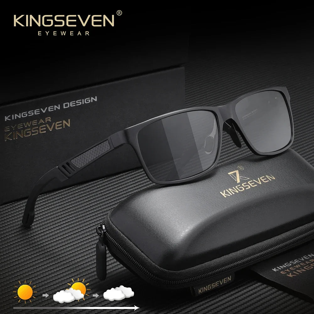 KINGSEVEN Trendy Polarized Sunglasses – UV400 Anti-Glare Outdoor Eyewear for Men &amp; Women