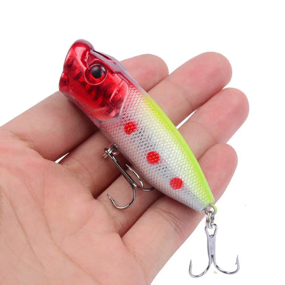 MingYan Topwater Popper Lure – 6.5cm / 12g, ABS Hard Bait, Size 
