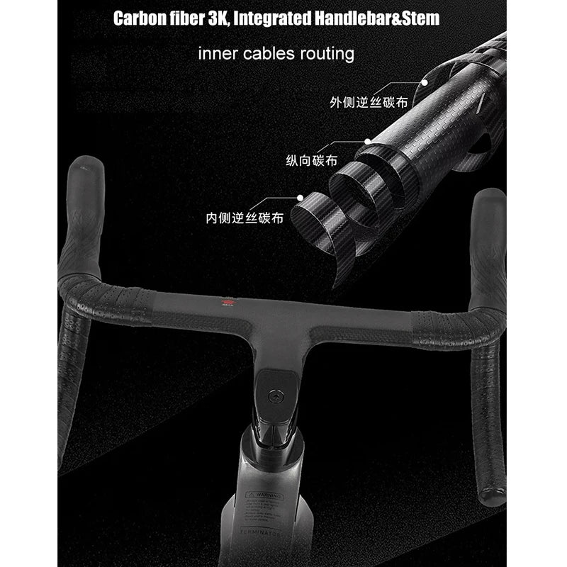 TWITTER Full Carbon Light Weight Wireless Road Bike With WheelTop Wireless Electronic GEX-12S Shifting Carbon Wheels Bicycle