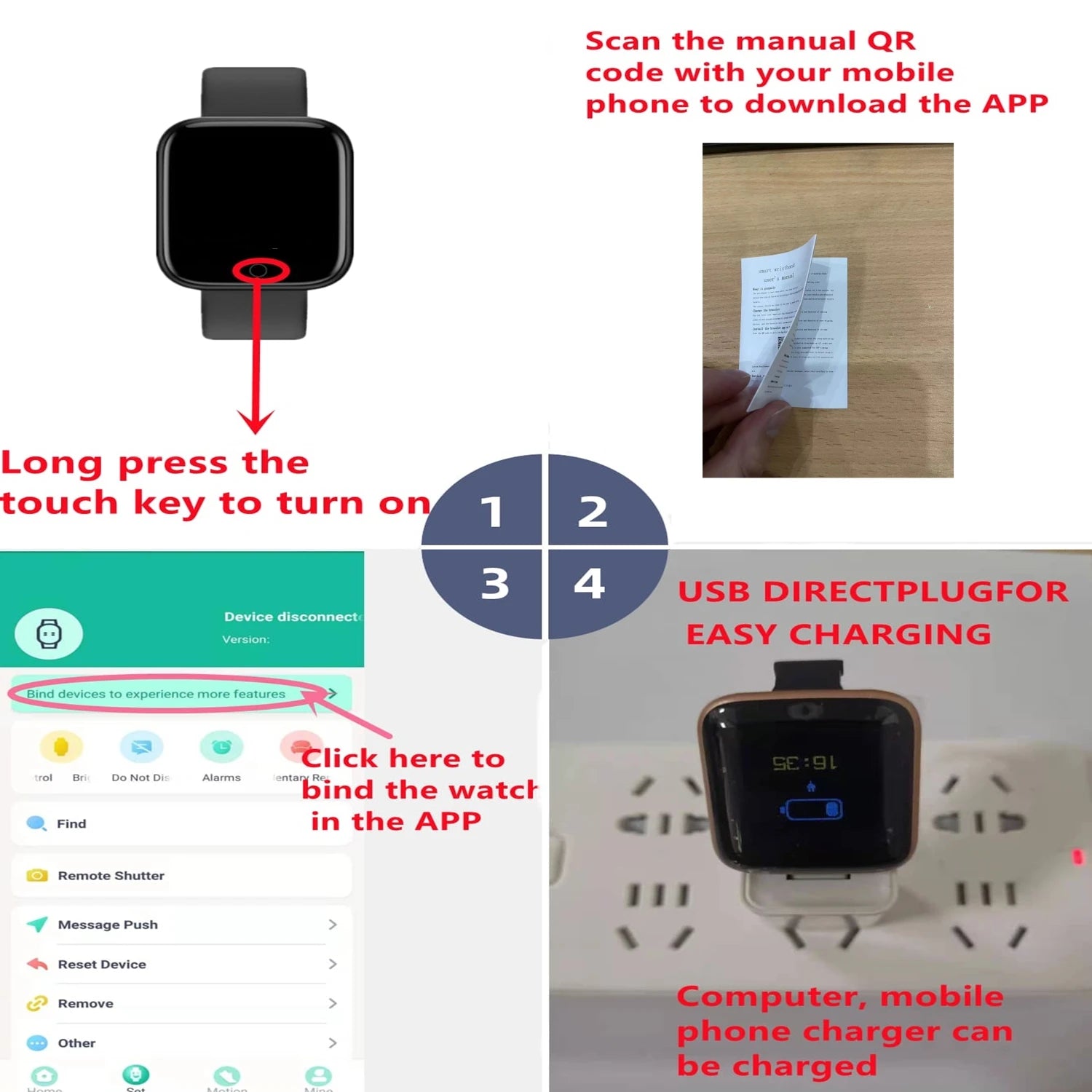 Fitness Smartwatch | Heart Rate, Sleep &amp; Activity Tracker | Android &amp; iOS