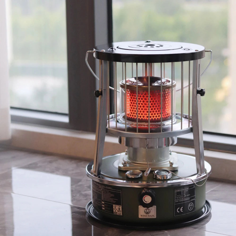 Liftable Kerosene Camping Stove – Windproof Portable Heating Stove for Outdoor &amp; Home Use