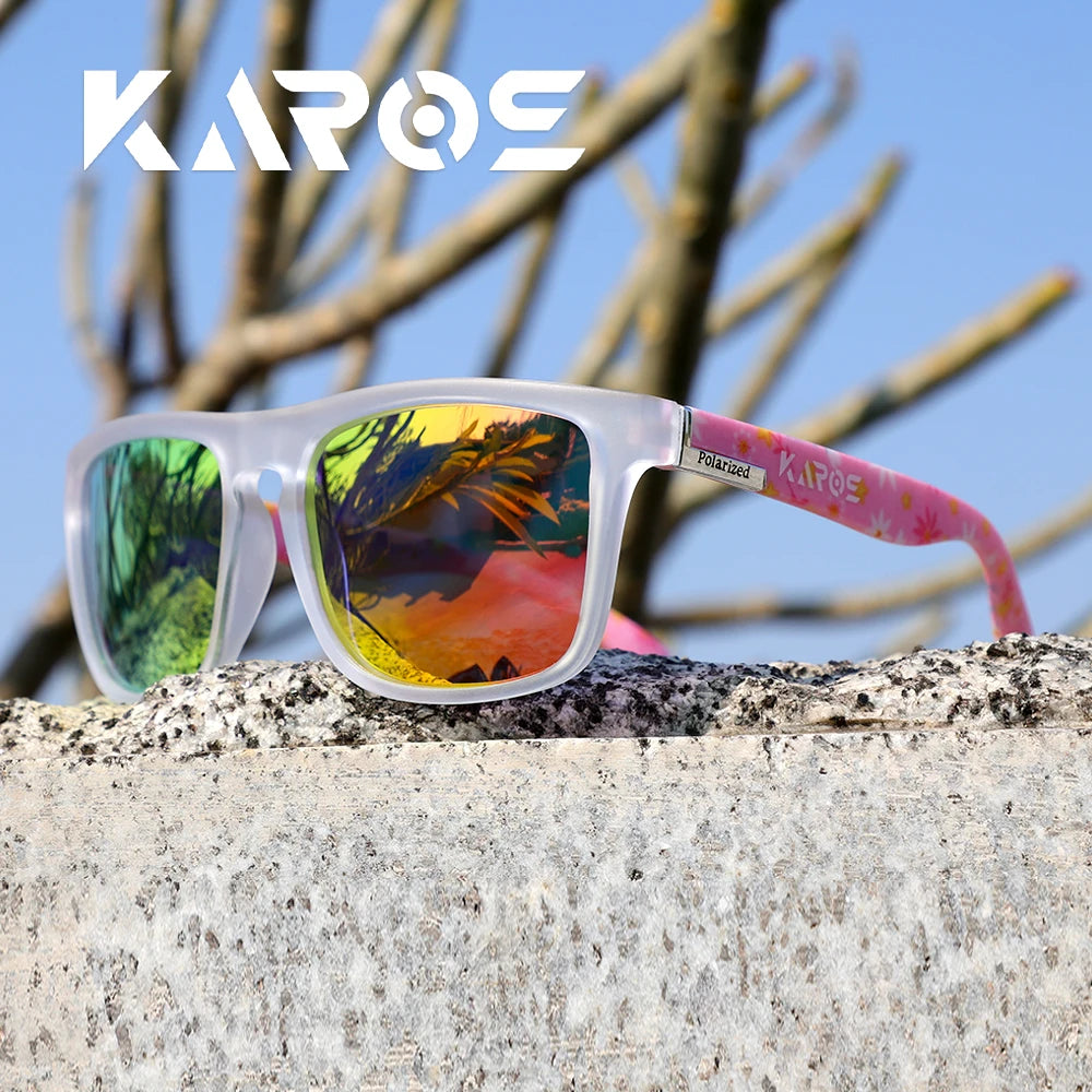 KAROS YZ2024 Polarized Square Sunglasses – UV400 Unisex, Outdoor Sport