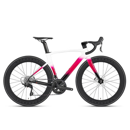 TWITTER New CYCLONE RS-24S shift+105 derailleur carbon road bike 4-pistons oil disc brake racing bicycle 700*28C for men womem