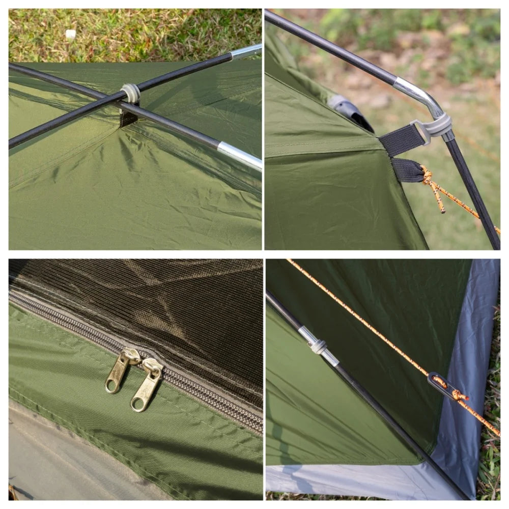 Night Cat Backpacking Tent | 1-2 Person Waterproof Camping Tent | Quick Setup