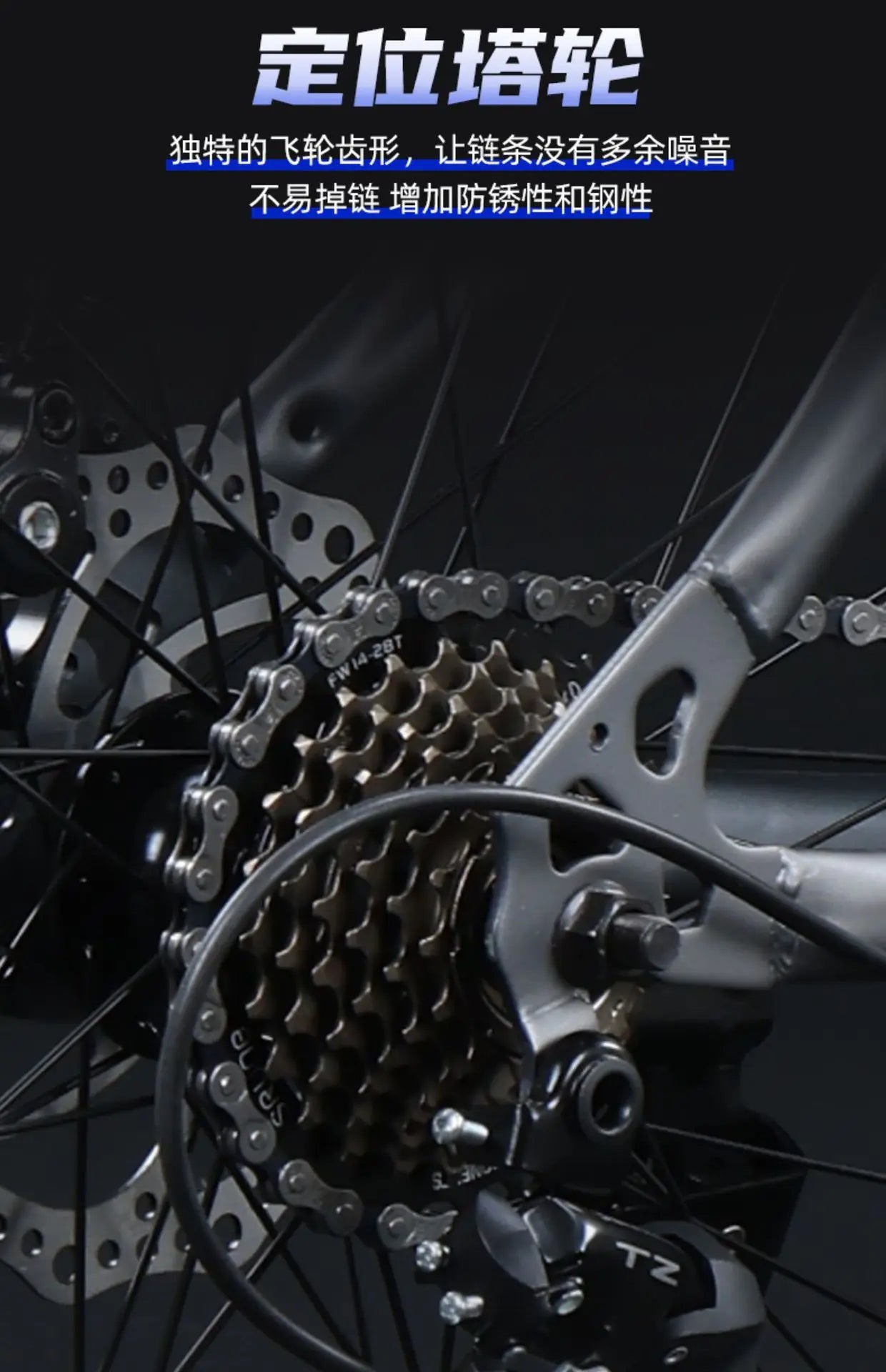 Mountain Bike for Adult Men Women, Students Kids, Aluminum Alloy Shifting Gears Disc Brakes Shock Absorption Butterfly Handlebar