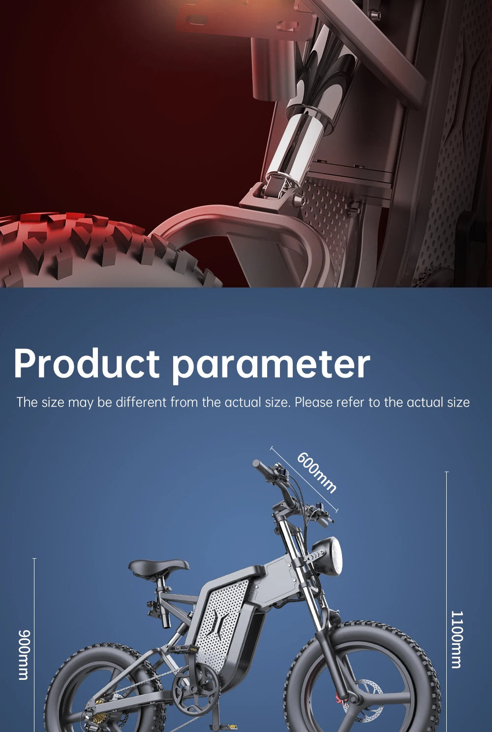 EKX X20 Electric Bicycle 48V 35AH Lithium Battery Adult Mountain Ebike 20 Inch Mountain Electric Men&