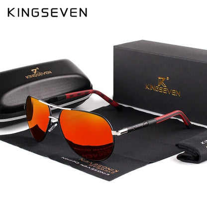 KINGSEVEN Classic Pilot Polarized Sunglasses – UV400 for Men &amp; Women