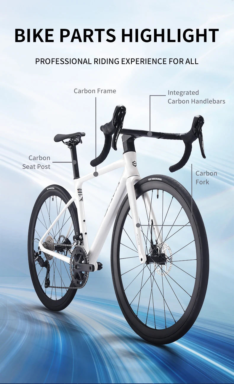 SAVA EX7-S 2026 Adult Road Bike, Aluminum Frame, TIAGRA R4700 20-Speed Drivetrain, 700C Adults Bicycle