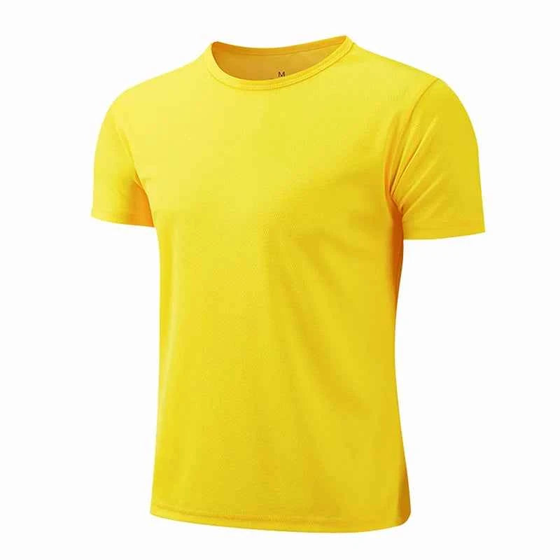 Men Women Short Sleeve Sport T Shirt Gym Jerseys Fitness Shirt Trainer Running T-Shirt  Breathable