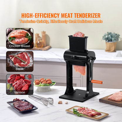 Heavy-Duty Manual Meat Tenderizer Machine – 31 Blades, 420 Stainless Steel, Detachable