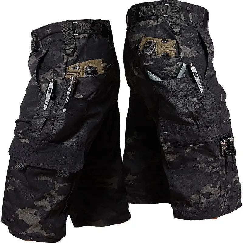 Tactical Camouflage Shorts Outdoor Work Pants Men&
