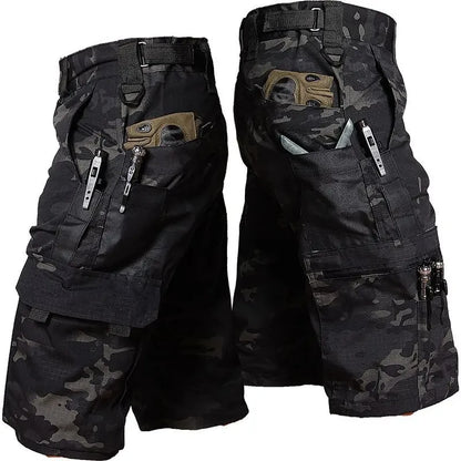 Tactical Camouflage Shorts Outdoor Work Pants Men&