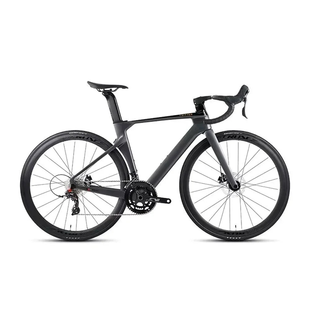 TWITTER R5Pro Carbon Fiber Road Bike – T800 Frame, EDS-TX7100 24-Speed Electronic Transmission