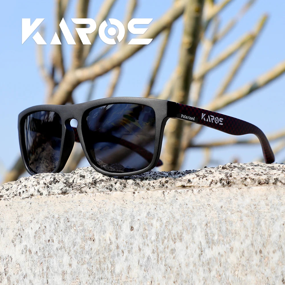 KAROS YZ2024 Polarized Square Sunglasses – UV400 Unisex, Outdoor Sport